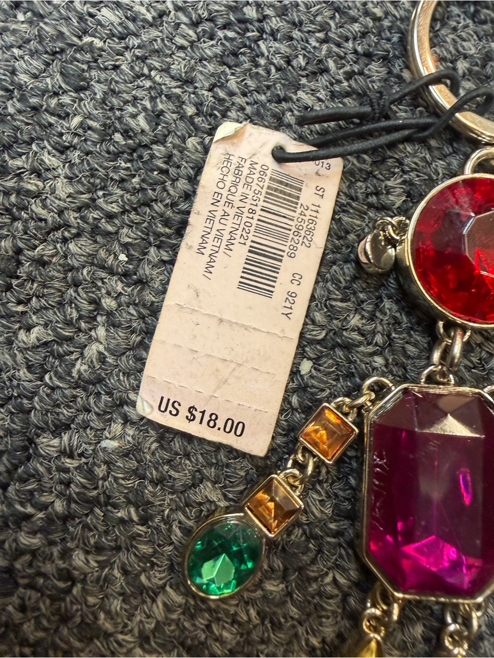 Victoria’s Secret Jeweled Woman Keychain. NWT - Picture 2 of 4